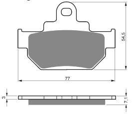 Тормозные колодки AHL FA106