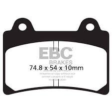 Тормозные колодки полусинтетические EBC FA123V