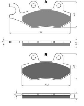 Тормозные колодки AHL FA135