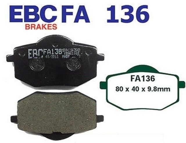 Тормозные колодки EBC FA136