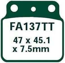 Тормозные колодки EBC FA137R