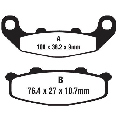 Тормозные колодки EBC FA141