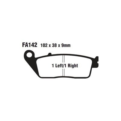 Тормозные колодки AHL FA142-S