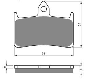 Тормозные колодки AHL FA144