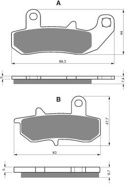 Тормозные колодки AHL FA157