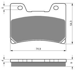 Тормозные колодки AHL FA160
