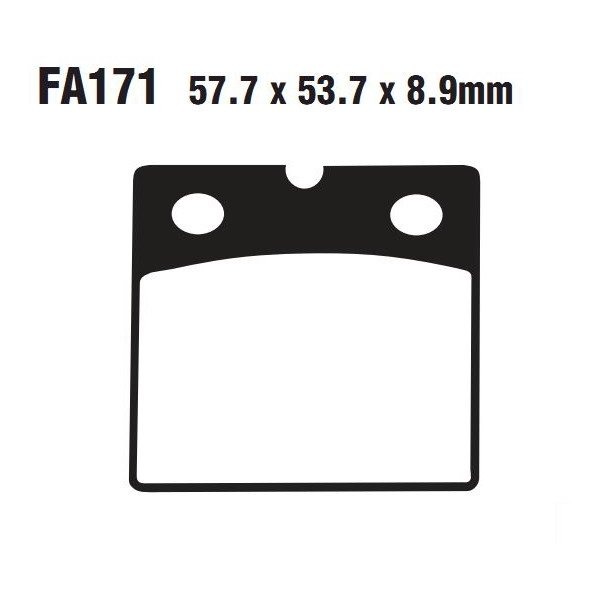 Тормозные колодки EBC FA171V