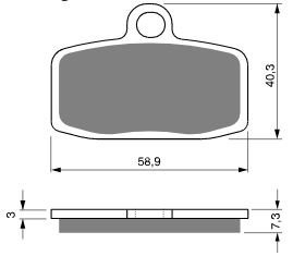 Тормозные колодки AHL FA186