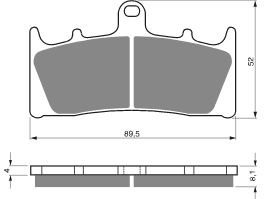 Тормозные колодки AHL FA188