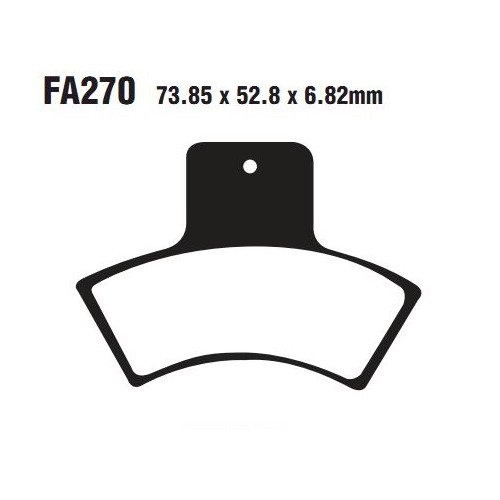 Тормозные колодки EBC FA270R