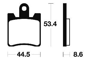 Тормозные колодки AHL FA283-S