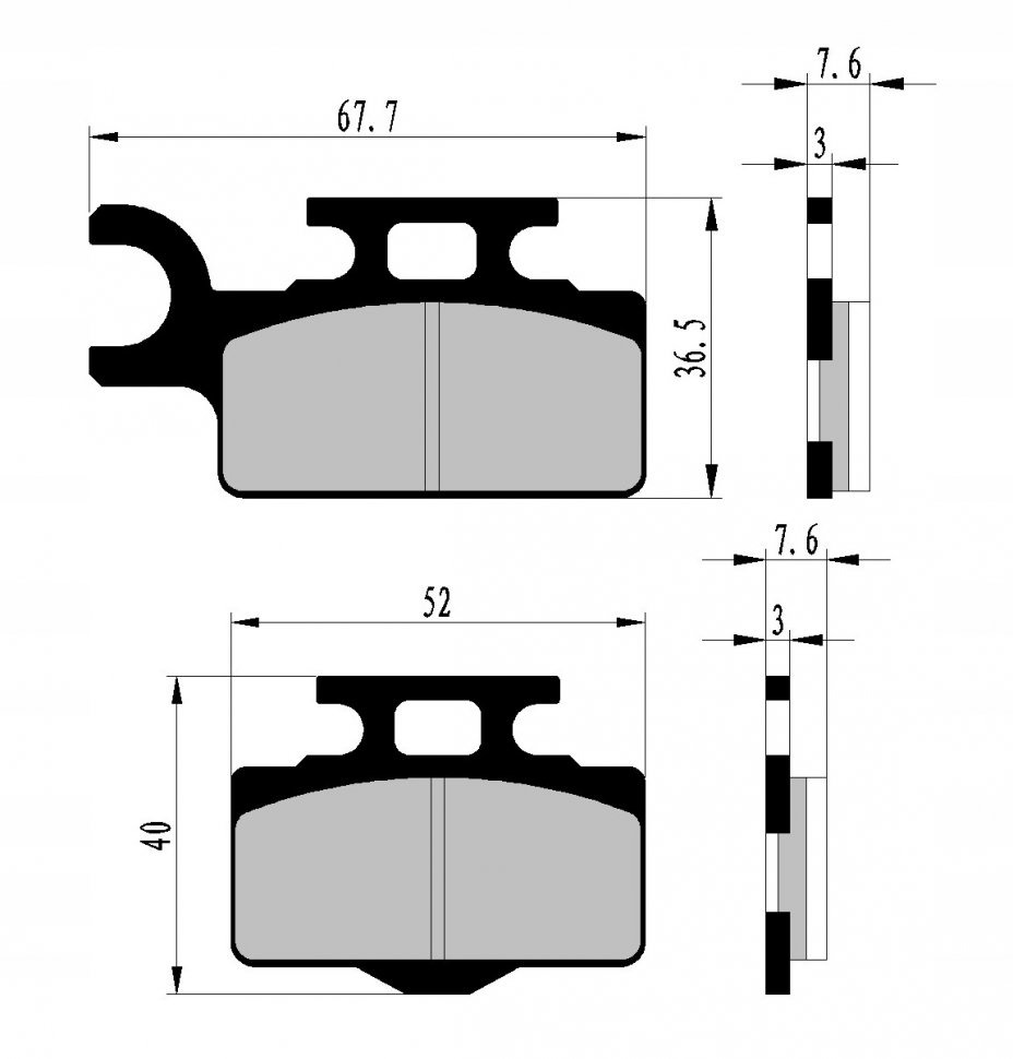 Тормозные колодки AHL FA302
