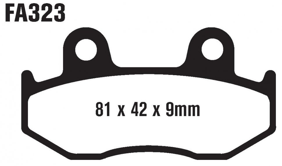 Тормозные колодки AHL FA323