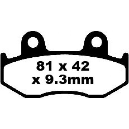 Тормозные колодки EBC FA323TT
