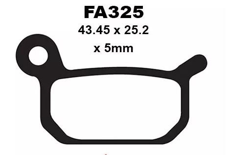 Тормозные колодки AHL FA325-S