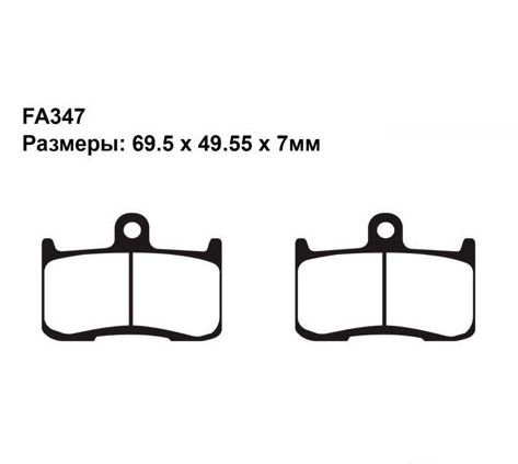Тормозные колодки AHL FA347