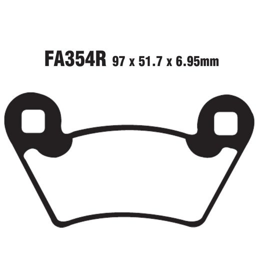 Тормозные колодки EBC FA354R