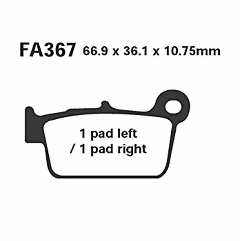 Тормозные колодки AHL FA367