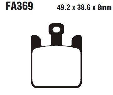 Тормозные колодки AHL FA369