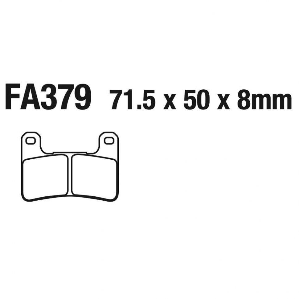 Тормозные колодки AHL FA379