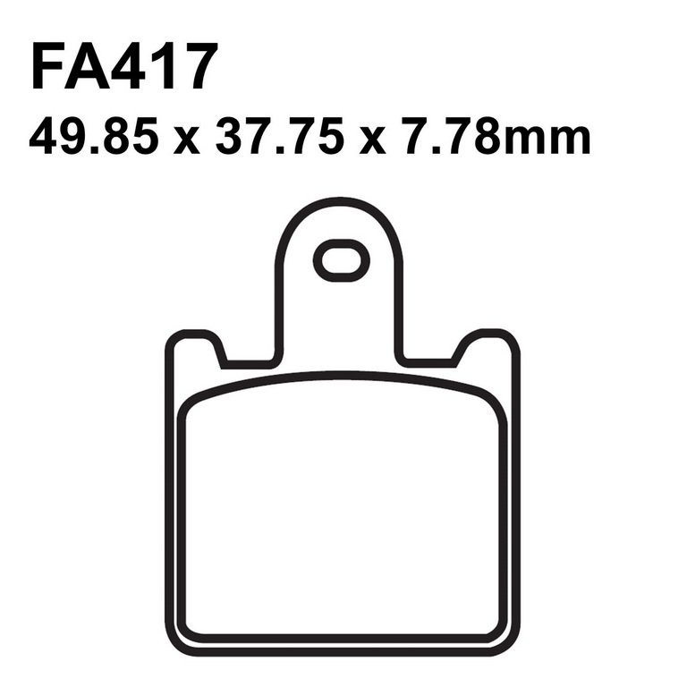Тормозные колодки AHL FA417