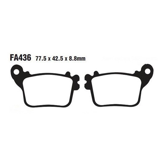 Тормозные колодки AHL FA436