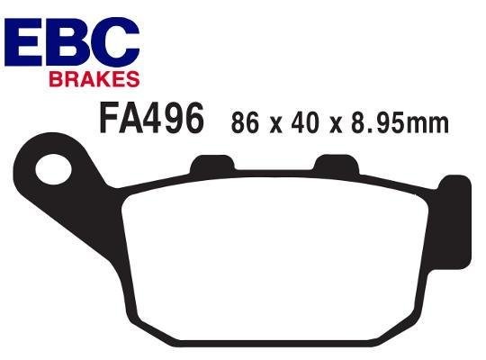 Тормозные колодки EBC FA496HH