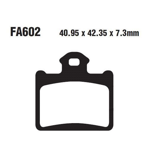 Тормозные колодки AHL FA602