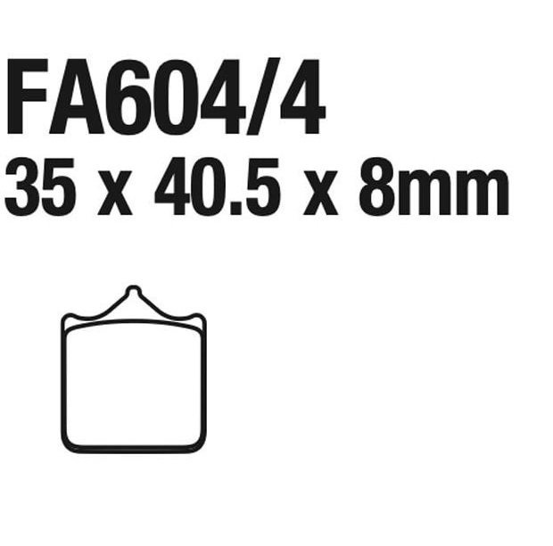 Тормозные колодки AHL FA604
