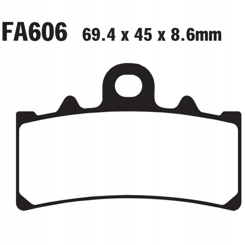 Тормозные колодки AHL FA606-S