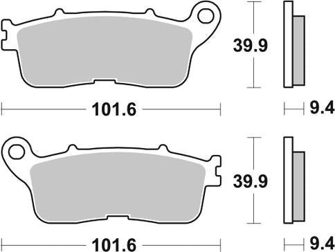 Тормозные колодки AHL FA636