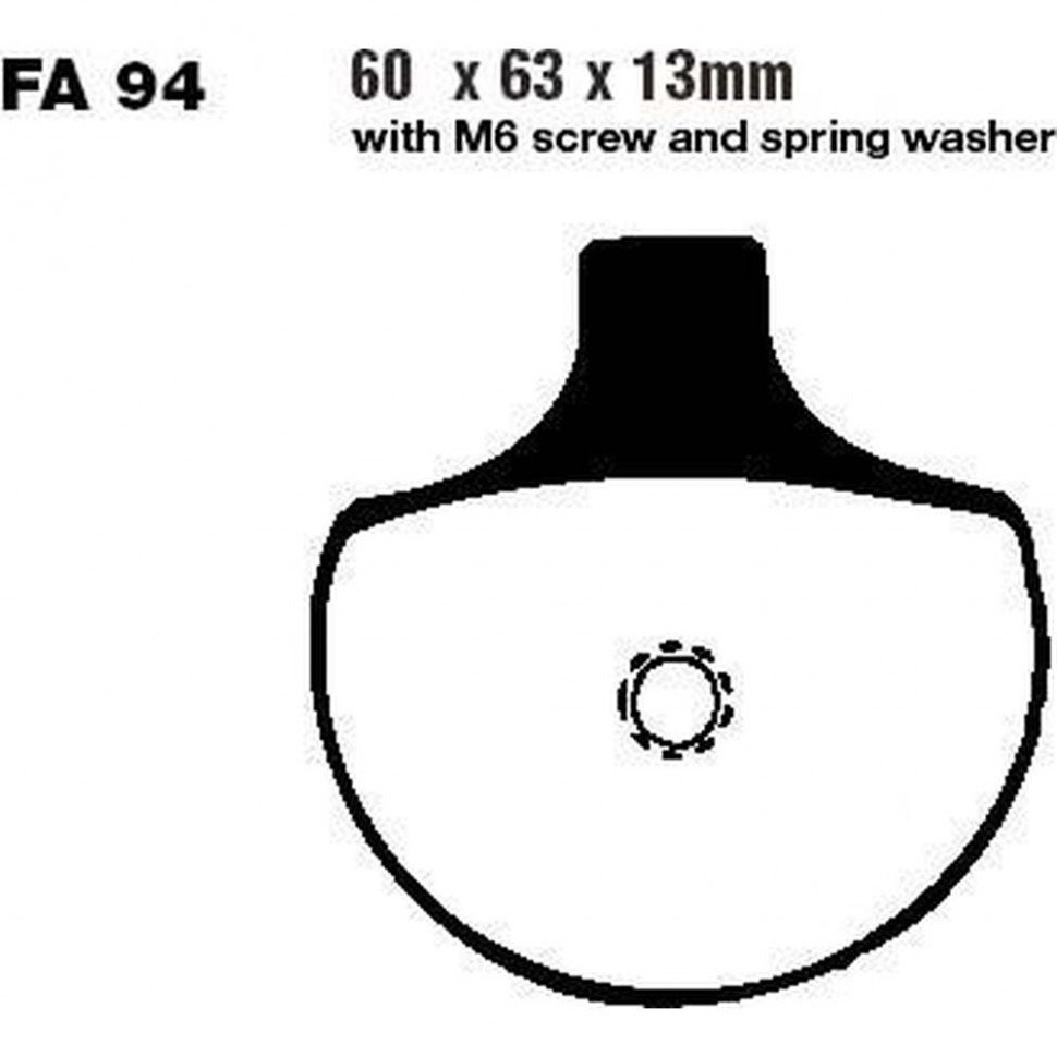 Тормозные колодки EBC FA94HH