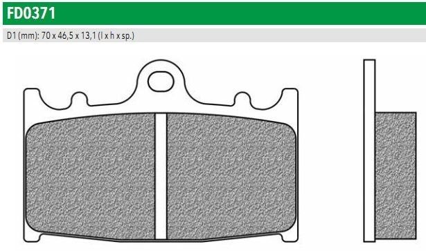 Newfren FD0371TS Тормозные колодки дисковые ROAD TOURING SINTERED (FDB2163ST)
