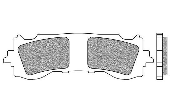 Newfren FD0544TS Тормозные колодки дисковые мото ROAD TOURING SINTERED