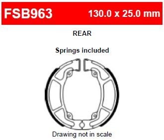 Ferodo FSB963A Тормозные колодки барабанные