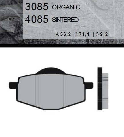 Тормозные колодки Brenta FT 3085