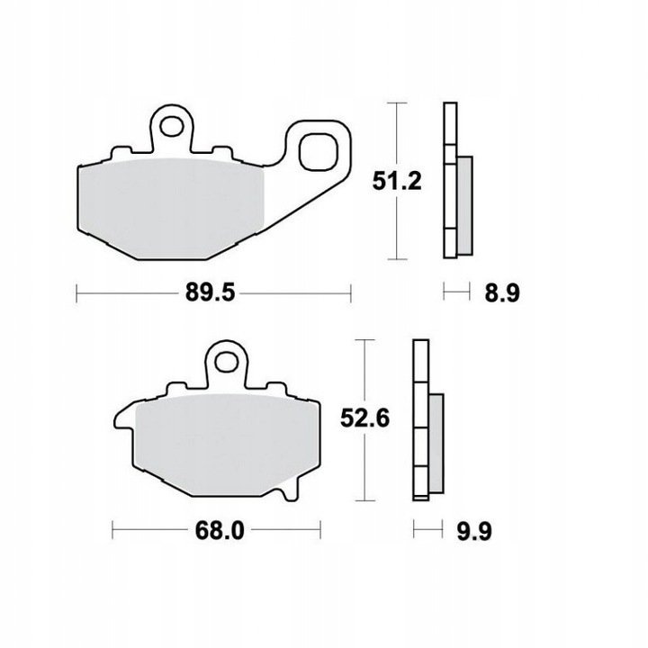 Тормозные колодки Brenta FT 3089