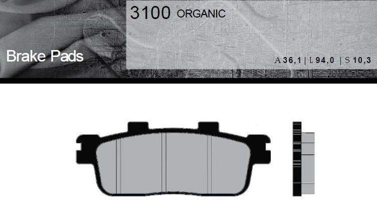 Тормозные колодки Brenta FT 3100