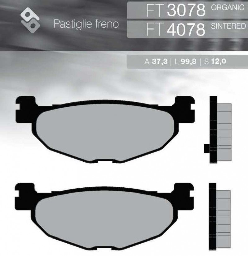 Тормозные колодки Brenta FT 4078