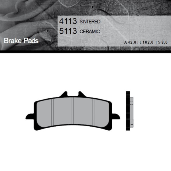 Тормозные колодки Brenta FT 4113