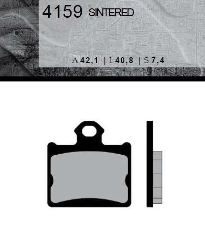 Тормозные колодки Brenta FT 4159