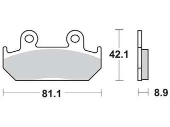 Тормозные колодки Lucas TRW – MCB562SV