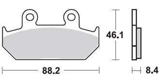 Тормозные колодки Lucas TRW – MCB571