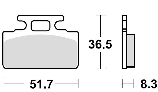 Тормозные колодки для мотоциклов Lucas TRW MCB589