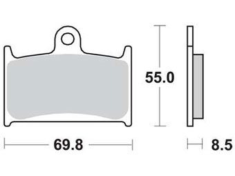 Тормозные колодки Lucas TRW – MCB595SRT