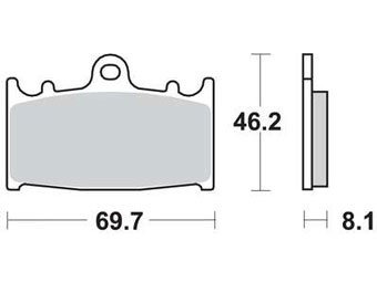 Тормозные колодки Lucas TRW – MCB602TRQ