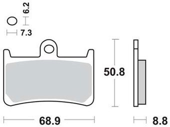 Тормозные колодки Lucas TRW – MCB611SRQ