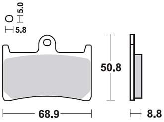 Тормозные колодки Lucas TRW – MCB616