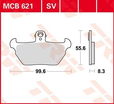 Тормозные колодки Lucas TRW – MCB621