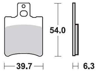 Тормозные колодки Lucas TRW – MCB644